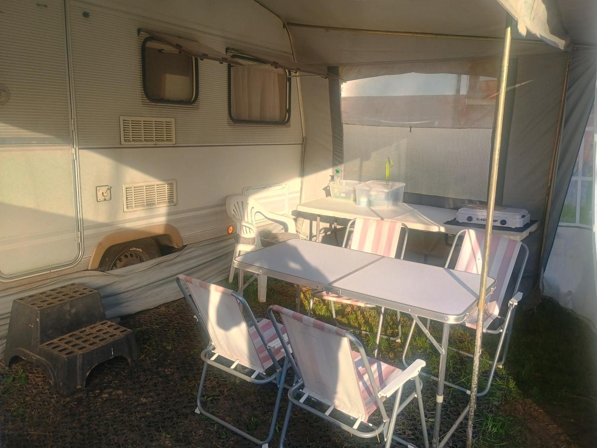 Wildcamp Resort Masseria La Murgia Unterkunft In Einem Wohnwagen Rimbach  Bagian luar foto