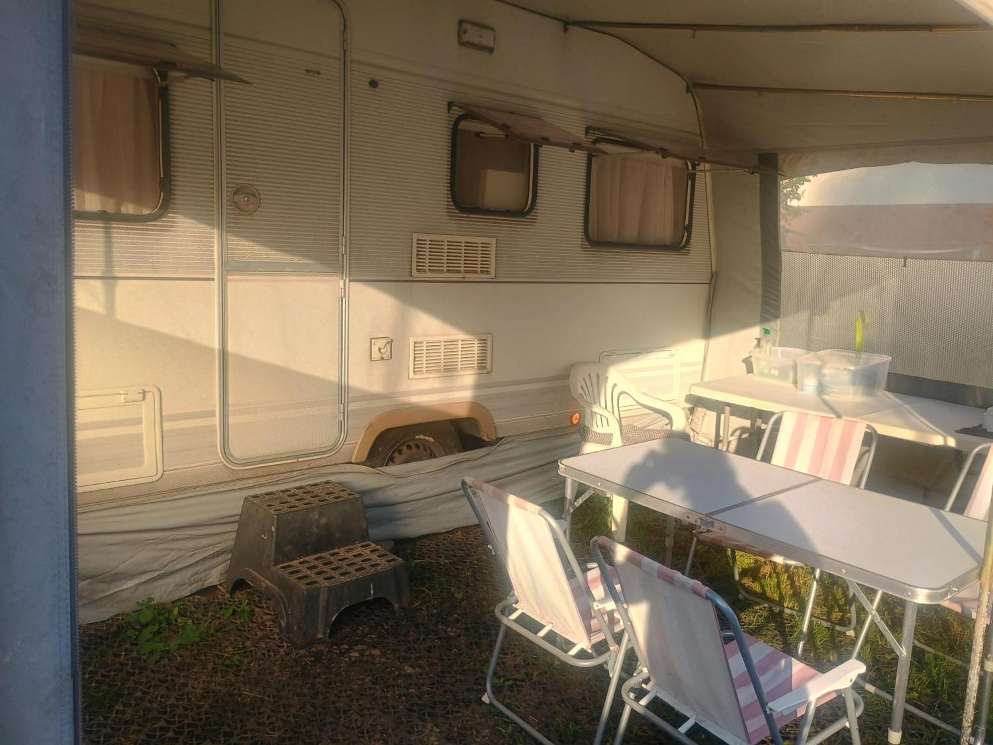 Wildcamp Resort Masseria La Murgia Unterkunft In Einem Wohnwagen Rimbach  Bagian luar foto